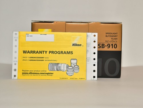Nikon 910 speedlight flash - nikon,